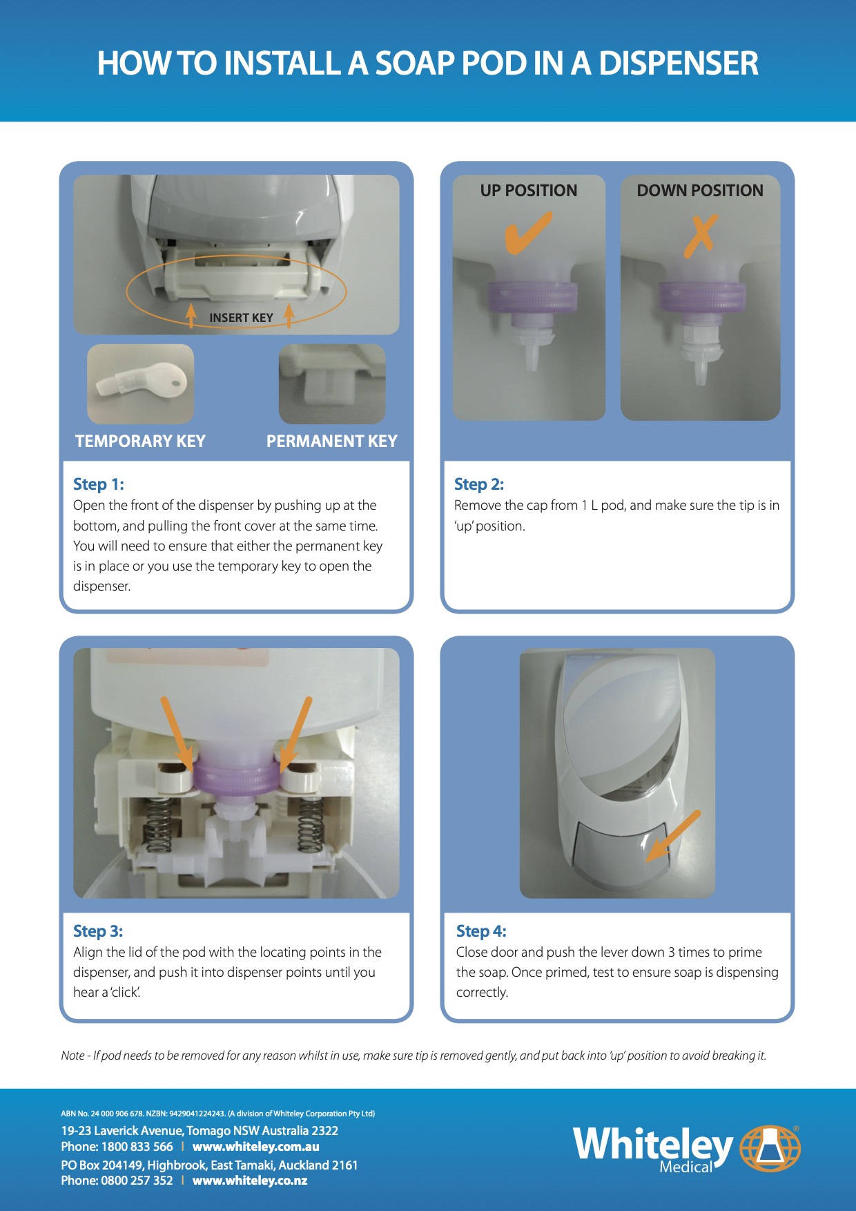 How to Install Soap Pod ina Dispenser Final July 2017