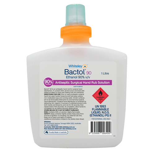 Bactol<sup>®</sup> 90% Alcohol Surgical Handrub - Image 3