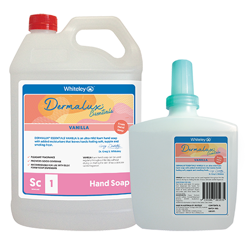 Dermalux<sup>®</sup> Essentials Foaming Hand Soap Vanilla