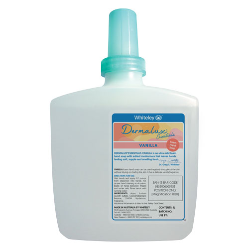 Dermalux<sup>®</sup> Essentials Foaming Hand Soap Vanilla - Image 3