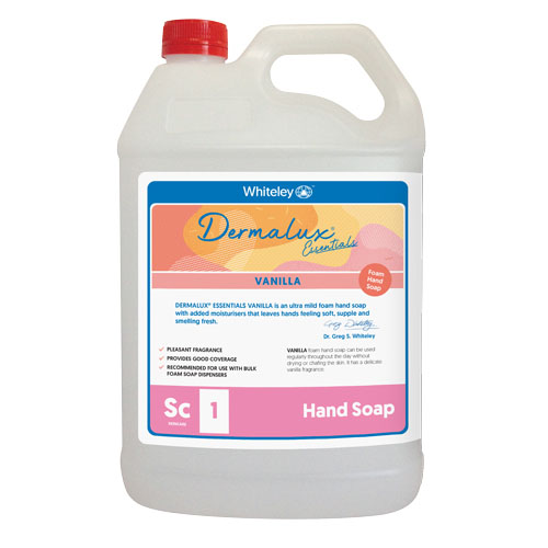 Dermalux<sup>®</sup> Essentials Foaming Hand Soap Vanilla - Image 2