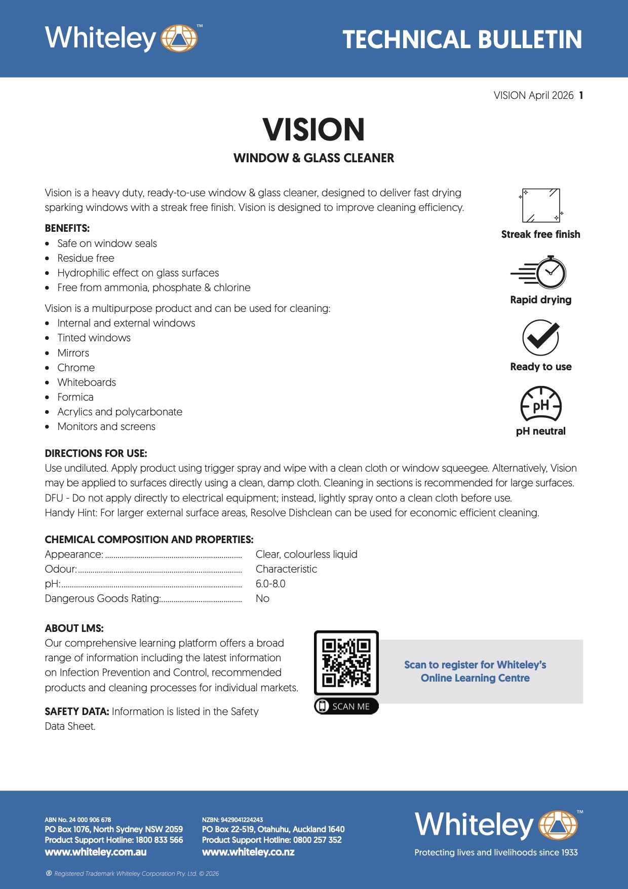 Vision Technical Bulletin Apr26 PROOF