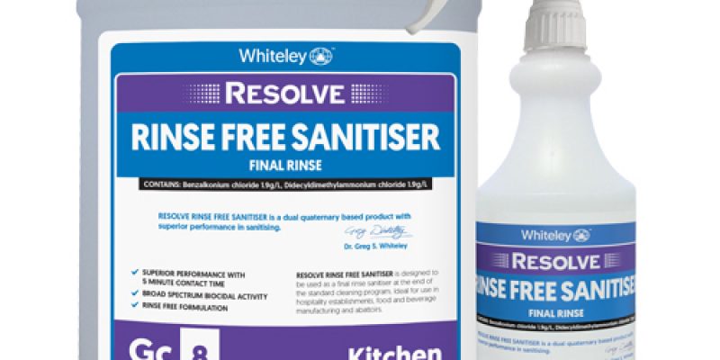 Resolve Rinse Free Sanitiser SDS